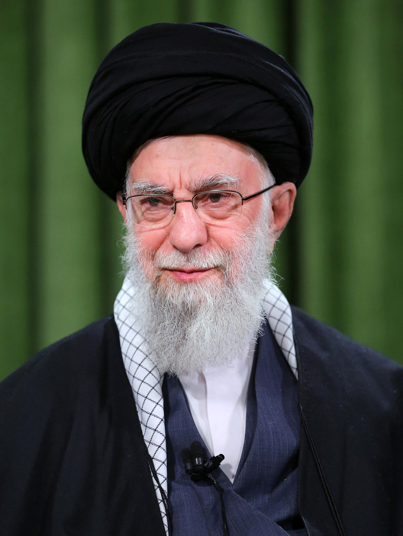 Ali Khamenei speaking during a public event before his death
