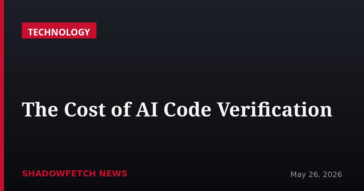 The Cost of AI Code Verification