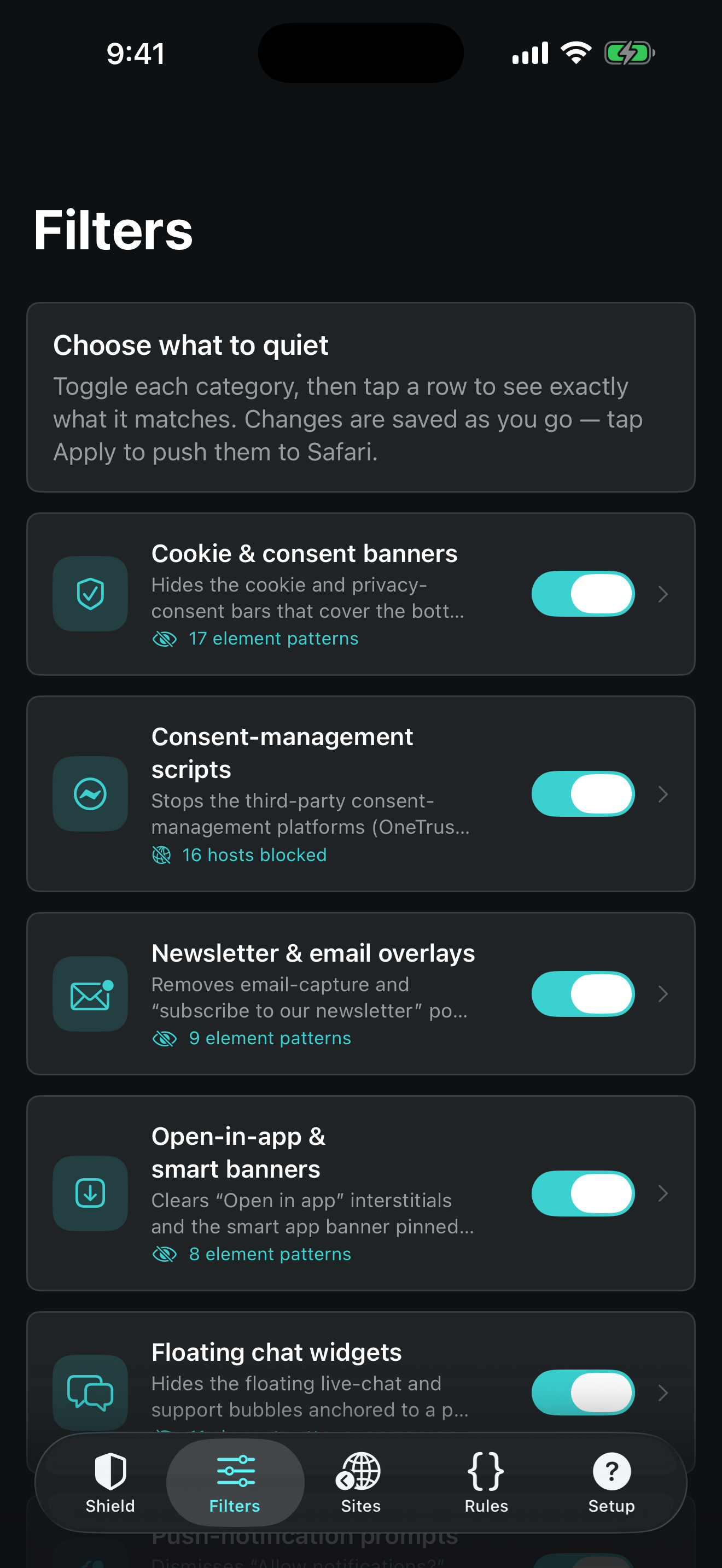 Consenthush: Content Blocker screenshot 2 of 5
