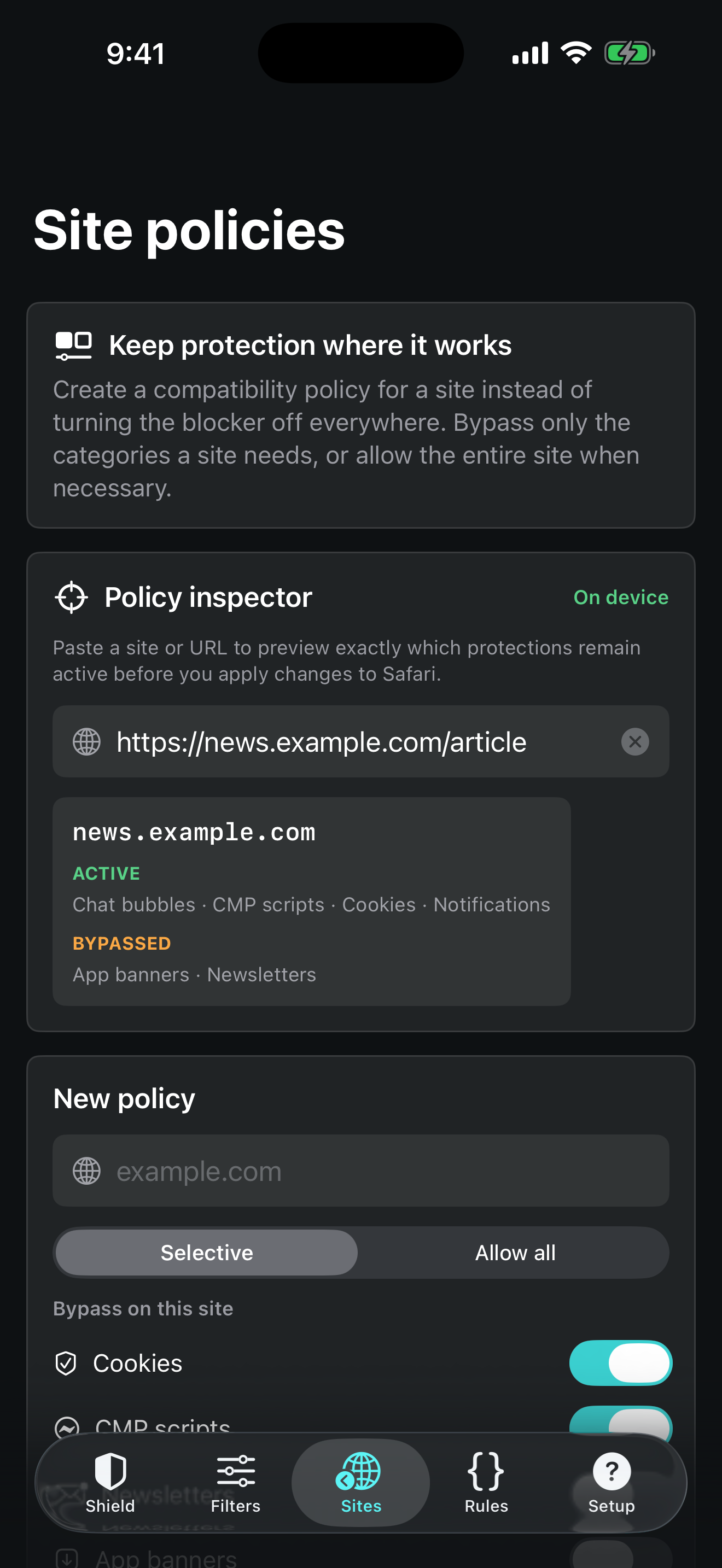Consenthush: Content Blocker screenshot 3 of 5