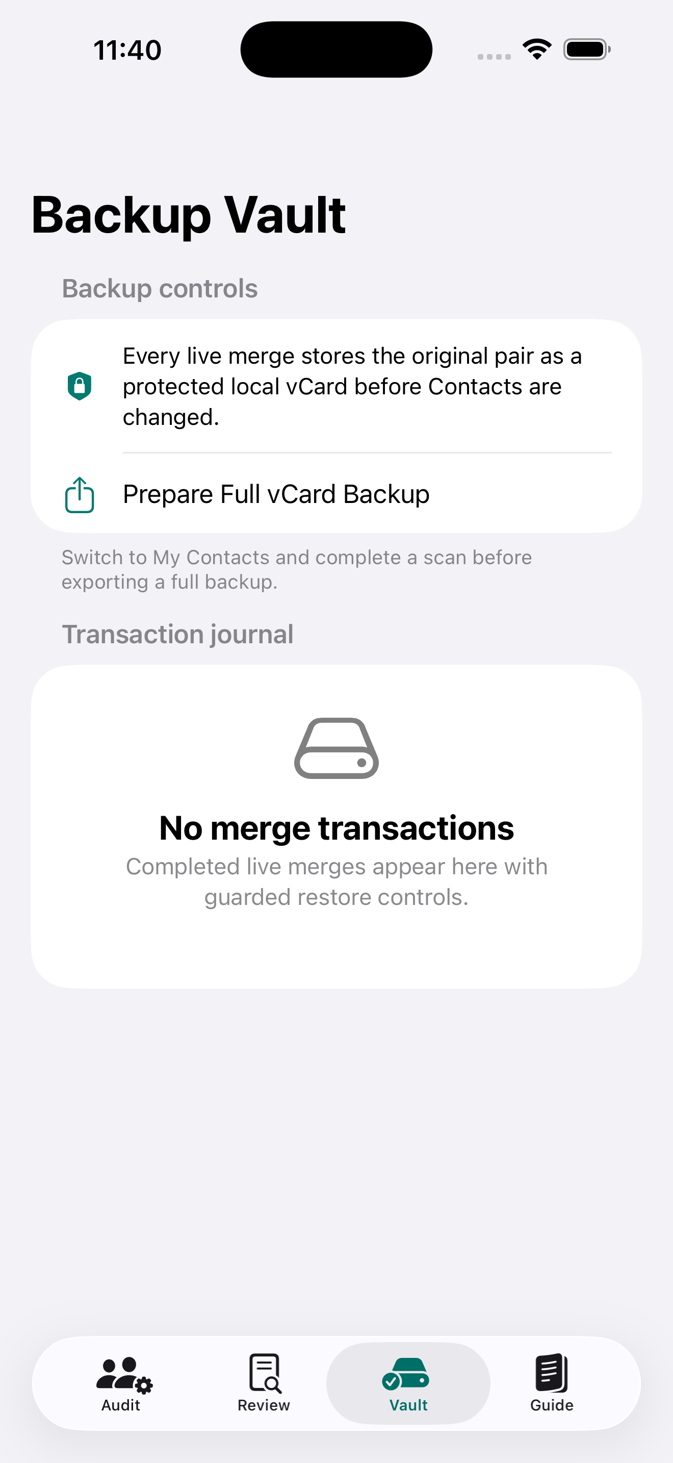 Contactmend: Safe Merge screenshot 4 of 6
