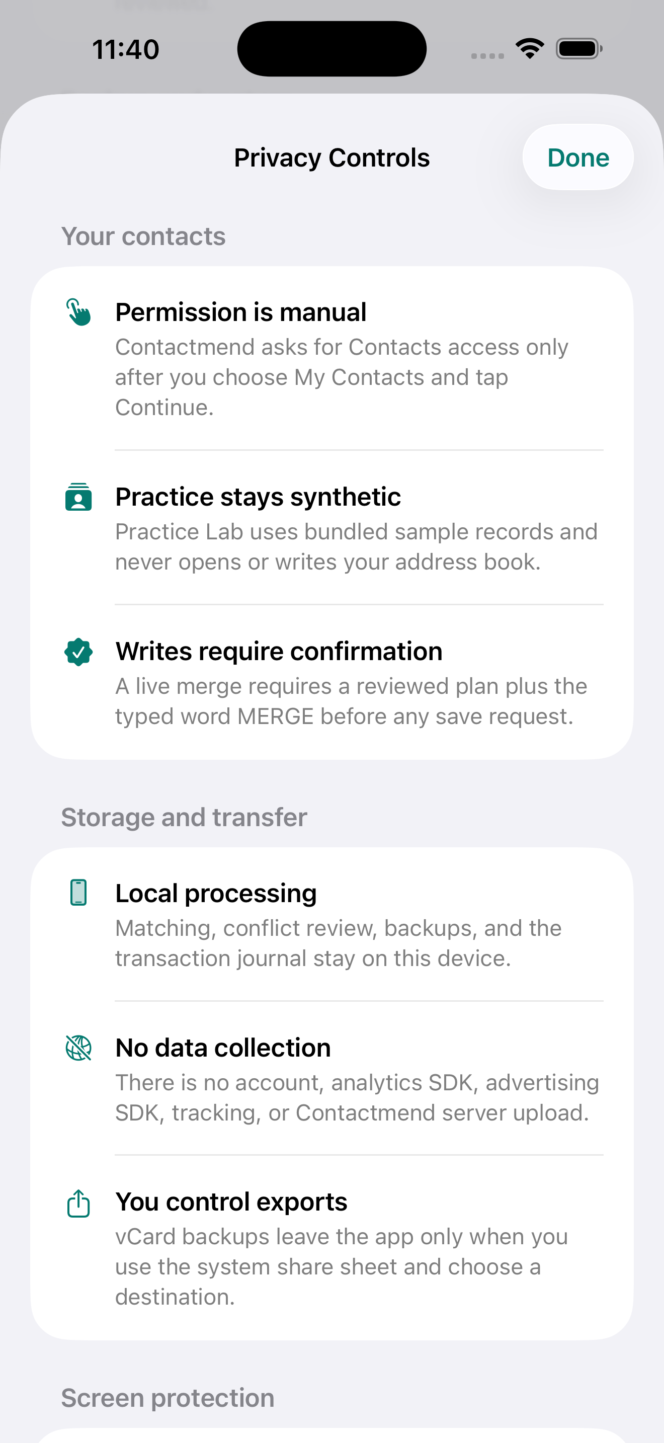 Contactmend: Safe Merge screenshot 6 of 6