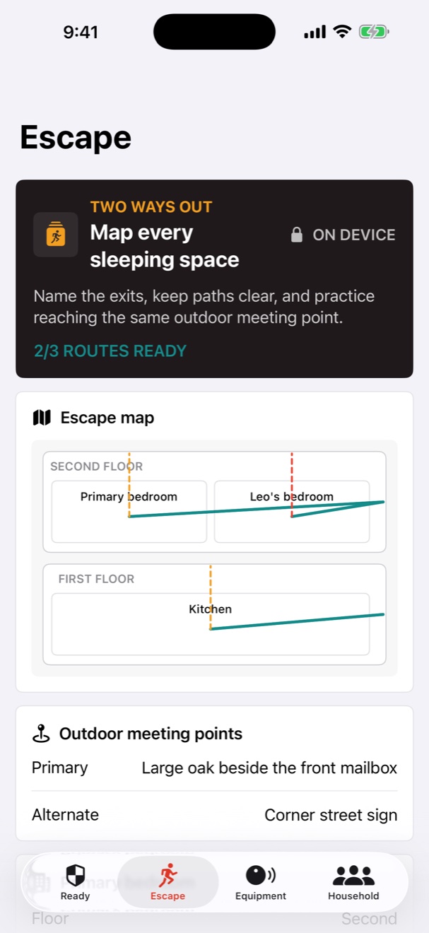 Emberparcel: Home Fire Plan screenshot 2 of 4