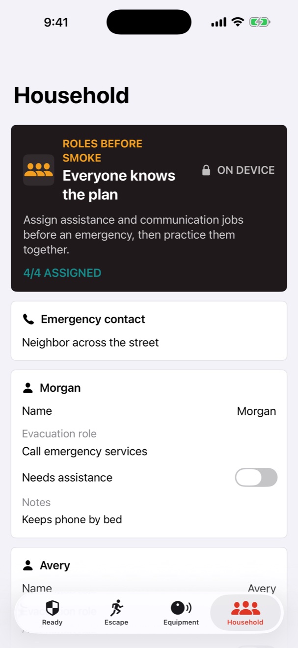 Emberparcel: Home Fire Plan screenshot 4 of 4