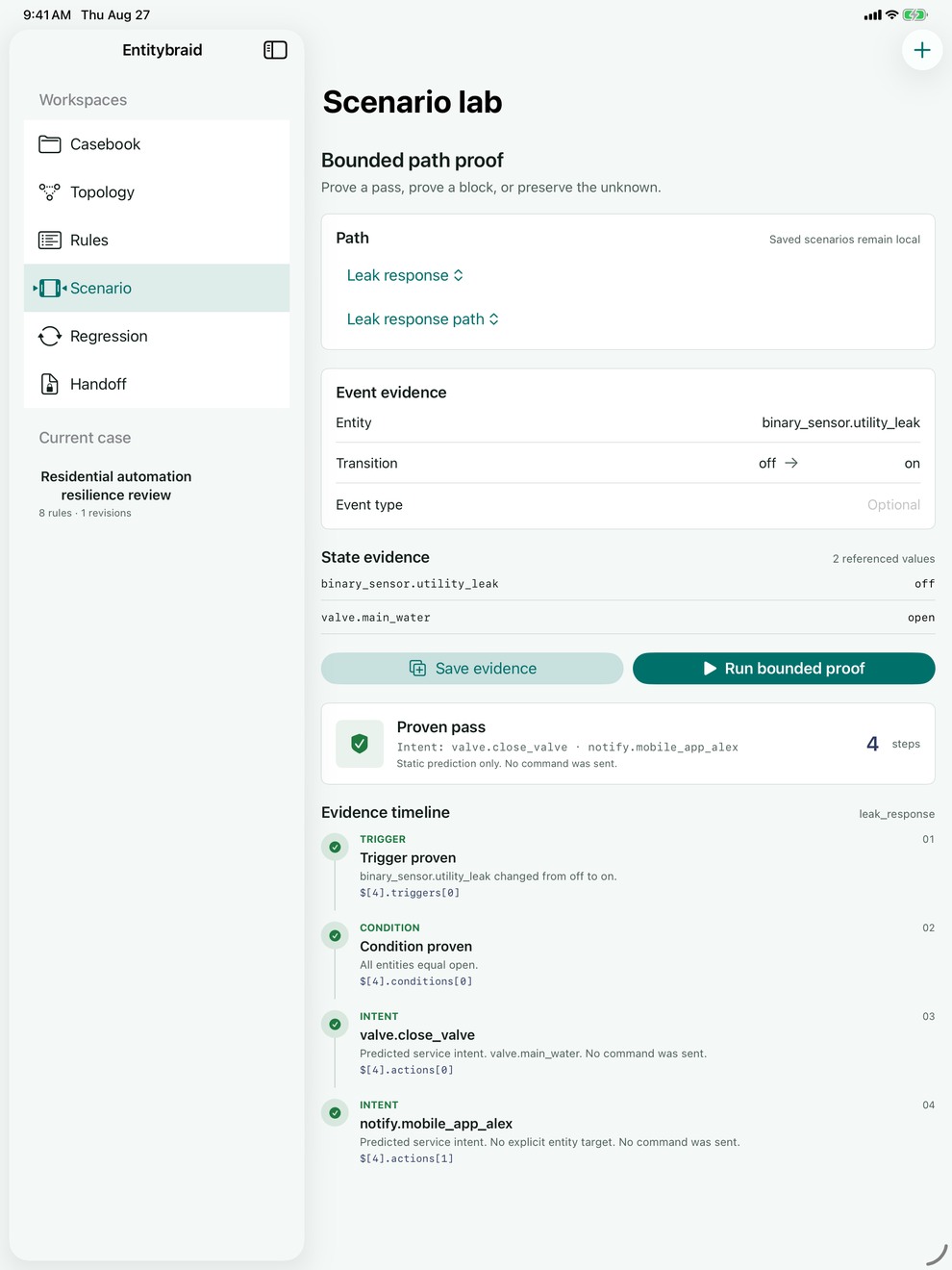 Entitybraid: Automation Audit iPad screenshot 5 of 7