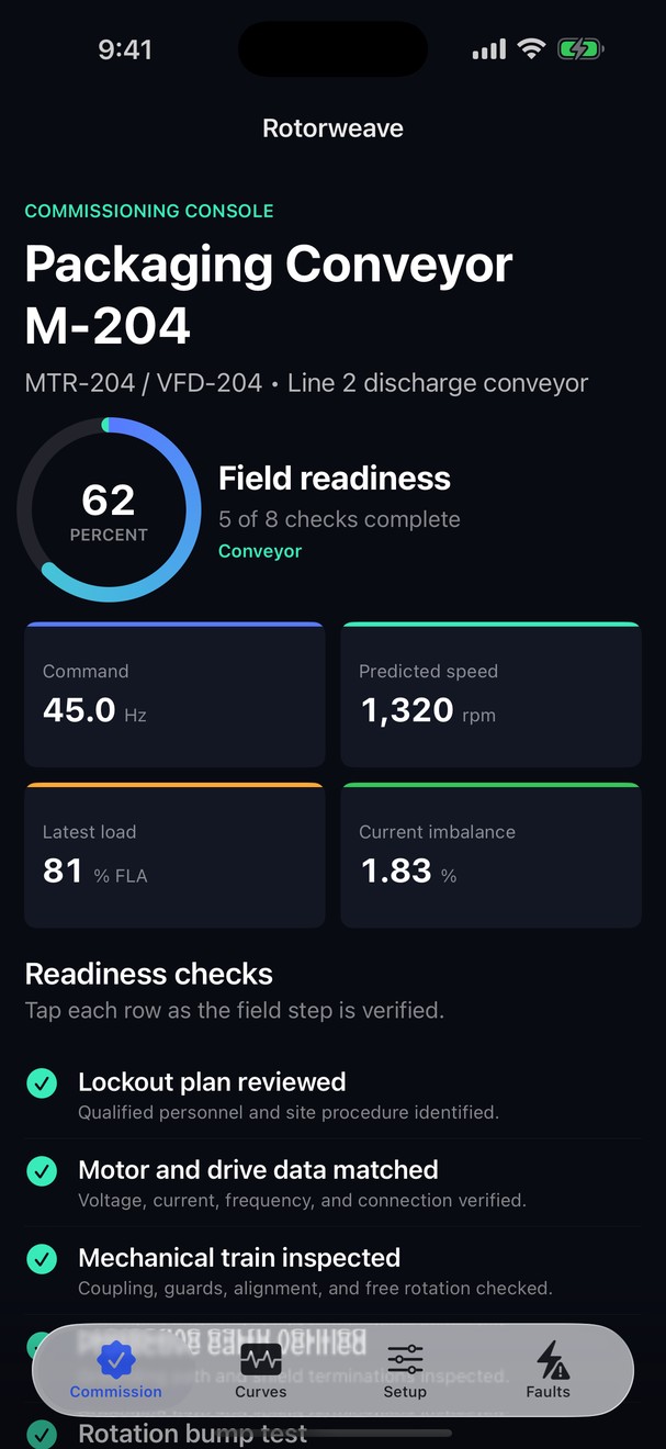 Rotorweave: Motor & VFD screenshot 1 of 4