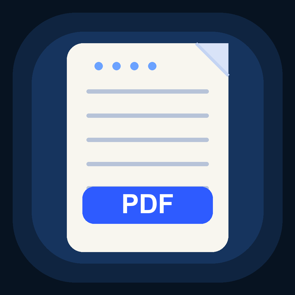 Receipt to PDF app icon